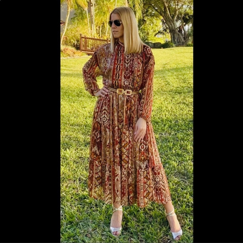 ZARA NWT PRINTED MIDI DRESS 🔥